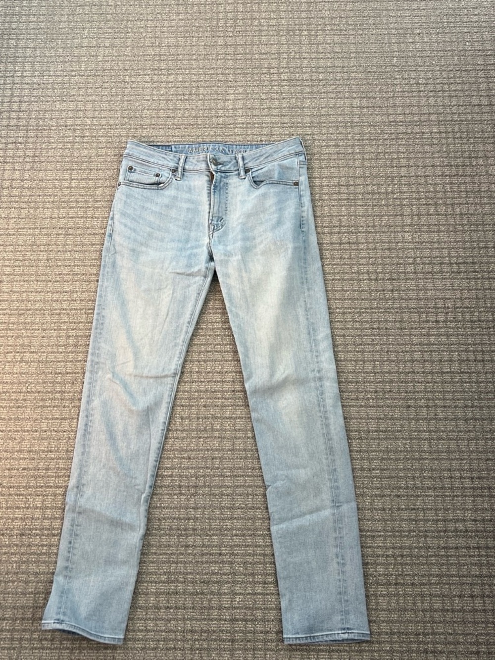 American Eagle Outfitters Men’s Light Blue Skinny Jeans